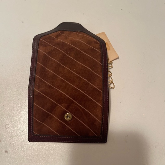 Bosca beautiful new keyholder with packets. seude with brown leather - Picture 8 of 10